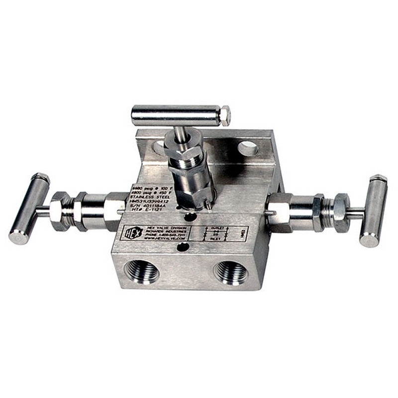 HM53 Series Single Flanged Three Valve Manifolds